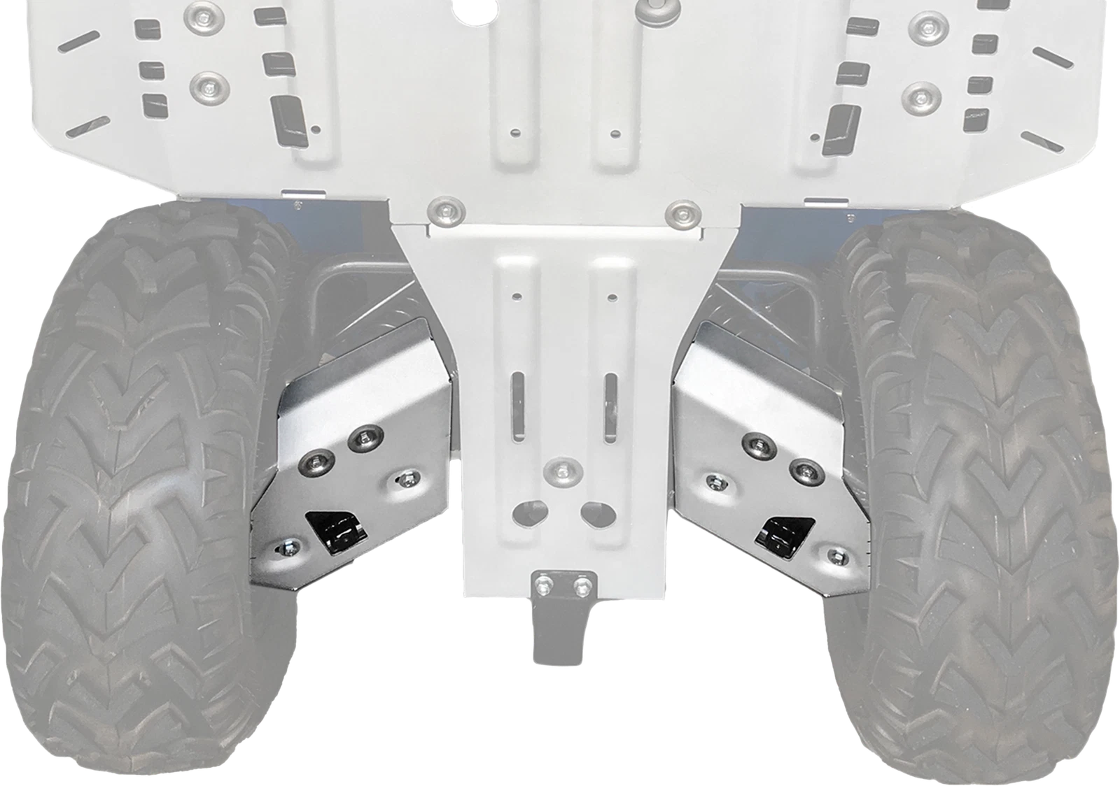 RIVAL POWERSPORTS USA Rear a Arm Guards for ATV/UTV 2010-2024 – Heavy-Duty Skid