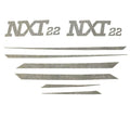 MasterCraft Boat Brand Decals 7501606 - NXT22 Charcoal Gray (8 PC)