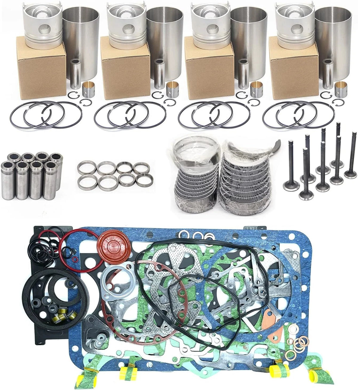 STD Rebuild Kit for Yanmar 4TNV106T-W2FB Engine Komatsu PC110R-1 Wheel Excavator