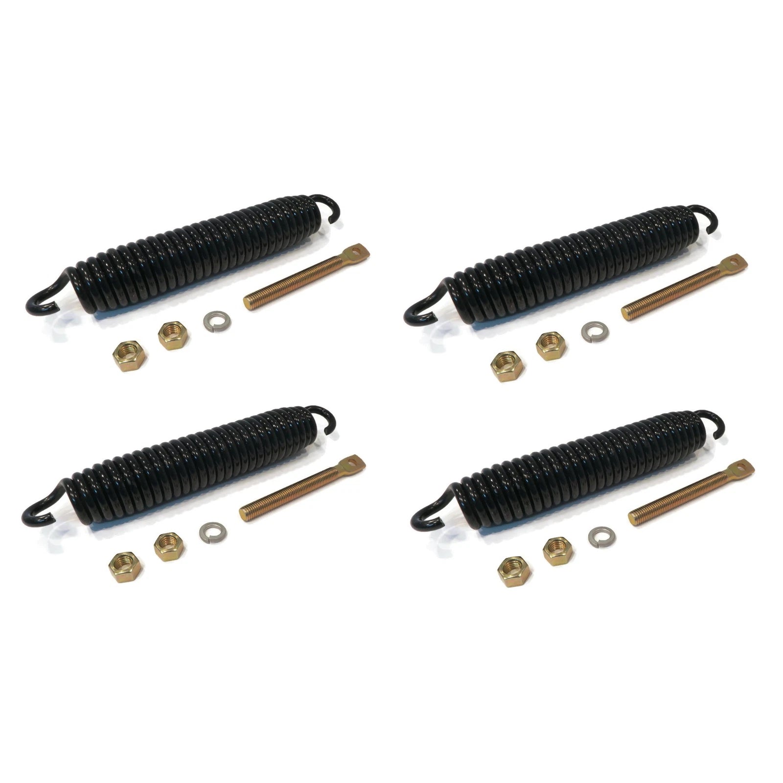 4-Pack - Trip Springs & Eyebolts for Western Skid Steer Pro Plus, Prodigy Plows