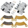 Front Brake Calipers & Pads for Polaris Ranger Crew XP 900 1000 2017 2018 2019