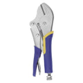 Ergonomic C 45 Steel Locking Pliers with Quick Release and Straight Jaw Design