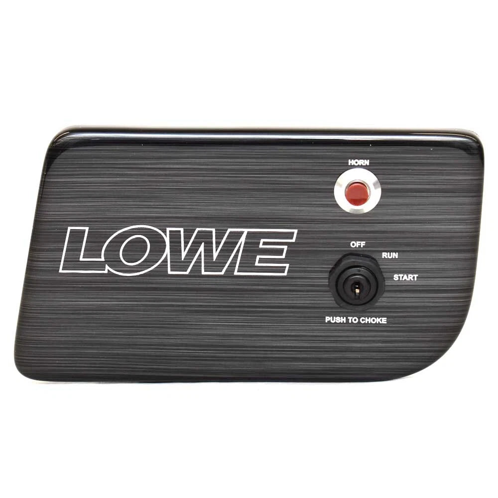 Lowe Boat Ignition Switch Panel F2152280210 - 9 X 5 Inch Black
