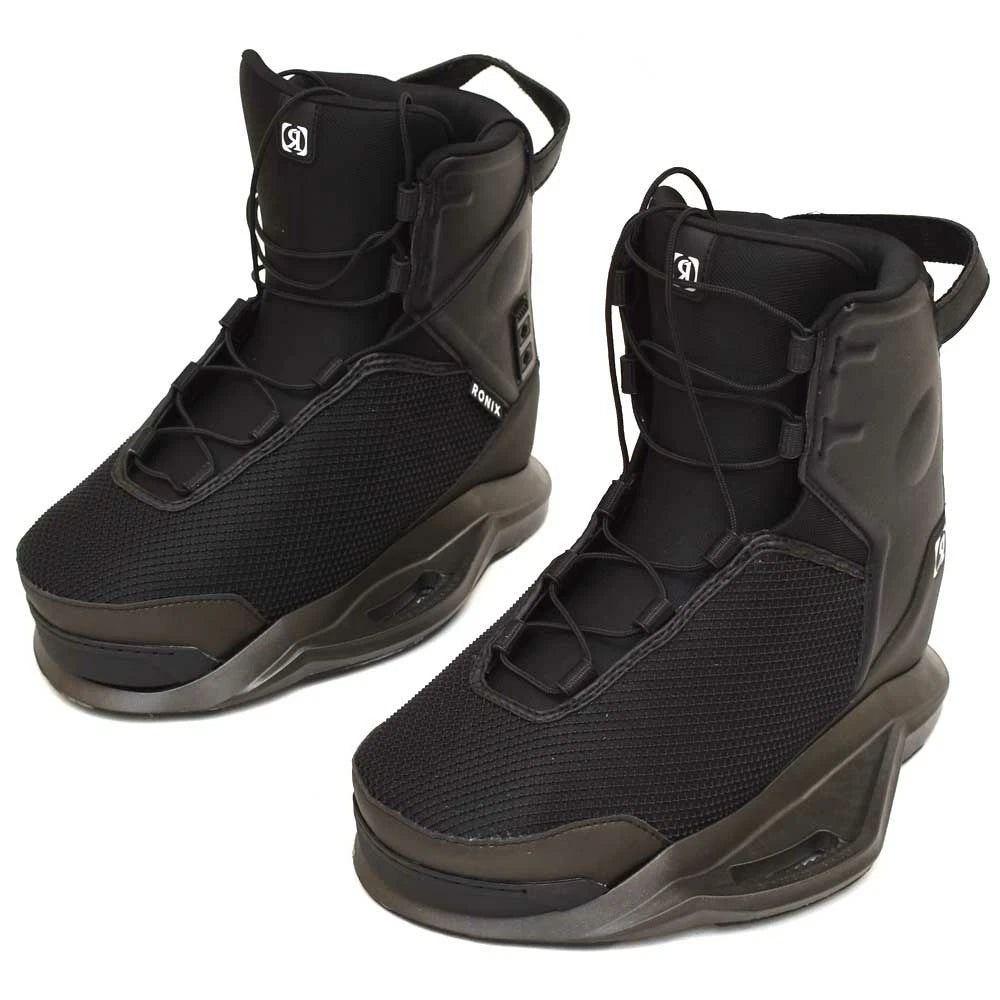 Ronix Boat Wakeboard Boot Bindings 223072 - Parks Mens 8 - 9 Black