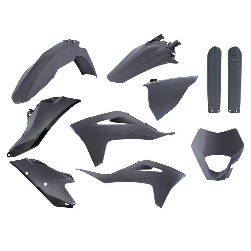 Polisport Grey Enduro Plastic Kit for Gas EC300 2T 2021-2022