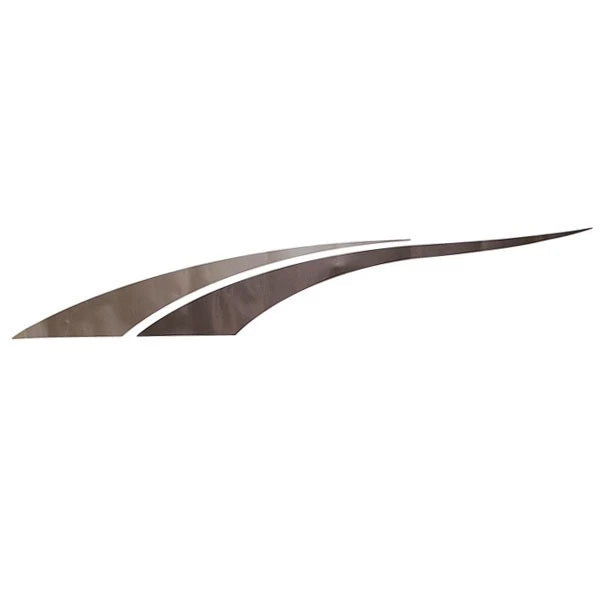 Tracker Boat Graphic Decal 144288 - Pewter - Champagne 36 X 6 1/2 Inch