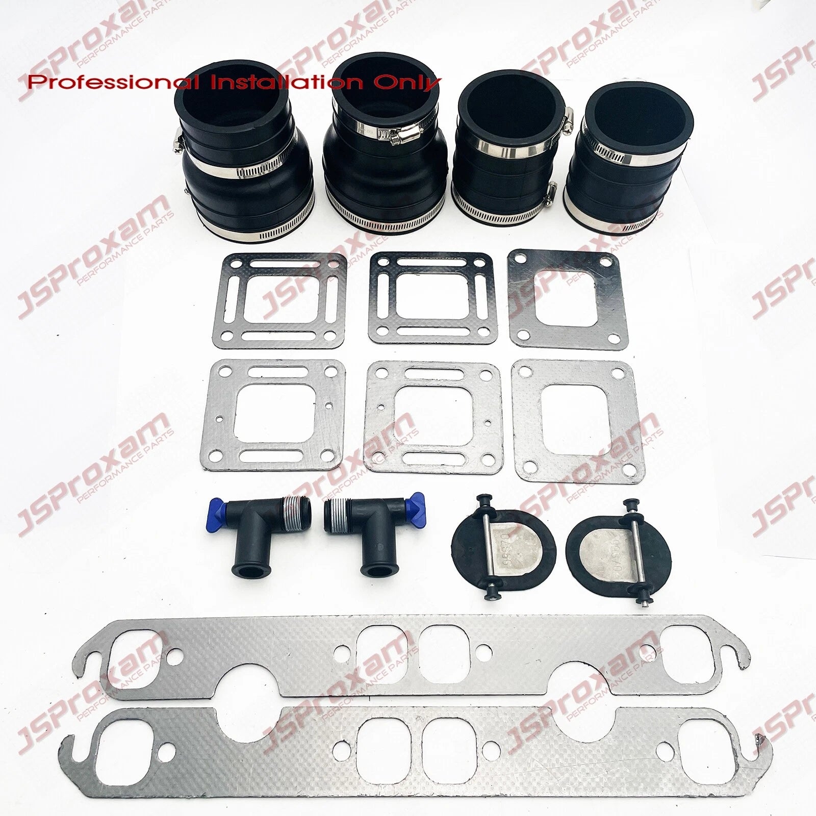 MerCruiser V8 200-320 3" 70981A3 22-806926A1 Wet Joint Exhaust Bellows Kit