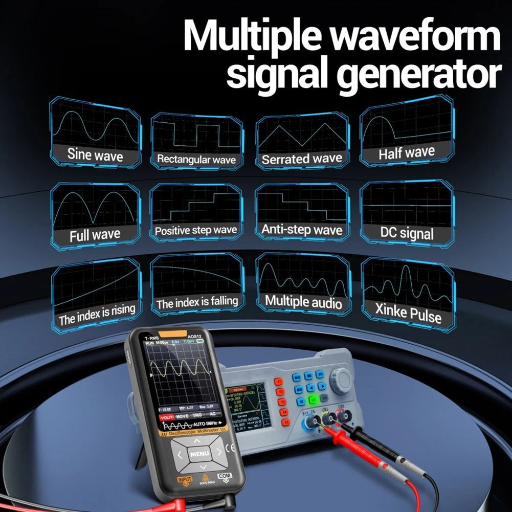 Efficient AOS12 for 2 in 1 Oscilloscope Multimeter with User Centric Design