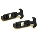 Southco Boat Hatch Latch F7-530 - T-Handle Black Rubber (pair)