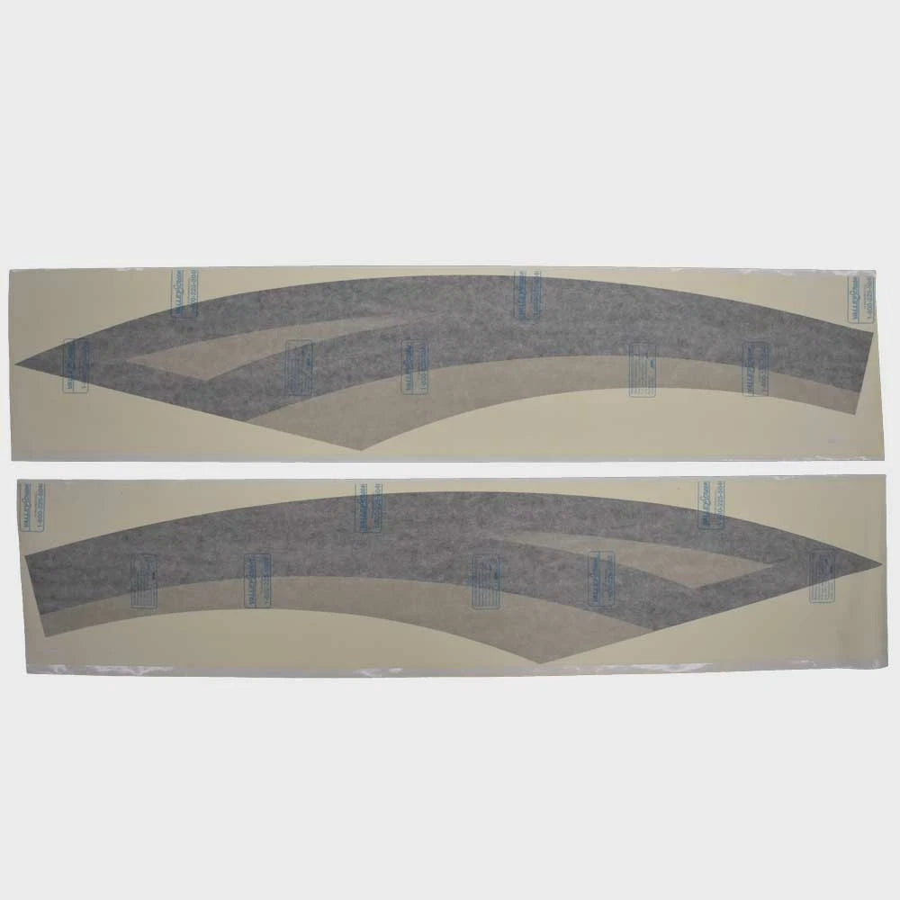 Premier Boat Graphic Hull Decal 30002070 - Sage Green Silver (set of 2)