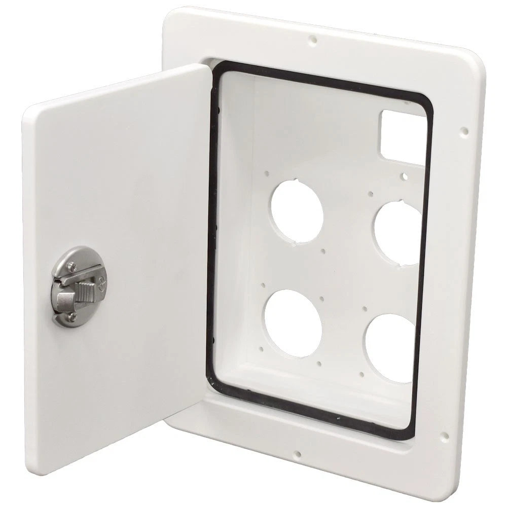 Blue Wave Boat Battery Switch Box PPE-000258 - White Starboard