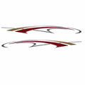 Rinker Boat Graphic Decals 218378 - Captiva Red (set of 2)