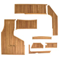 Sea Ray Boat Flooring Panels 1961054 - 310 Sundancer Cockpit Teak Wood (8PC)