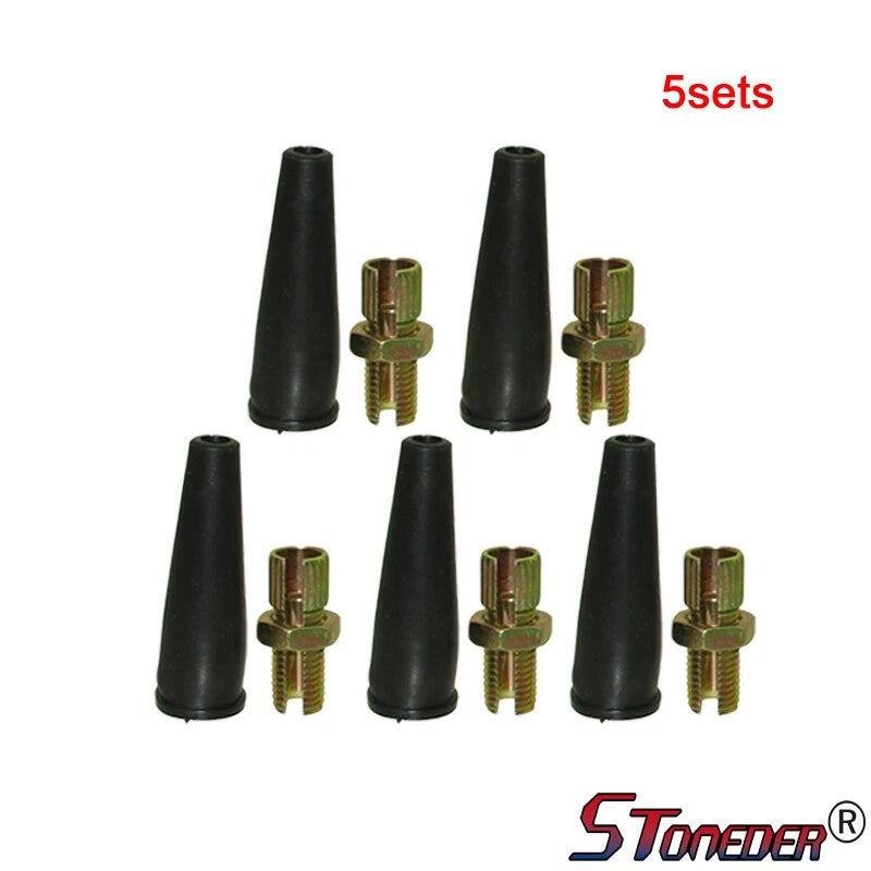 STONEDER 10mm Motorcycle Throttle Cable Adjuster Adapter Nut for ATV Pit Bike