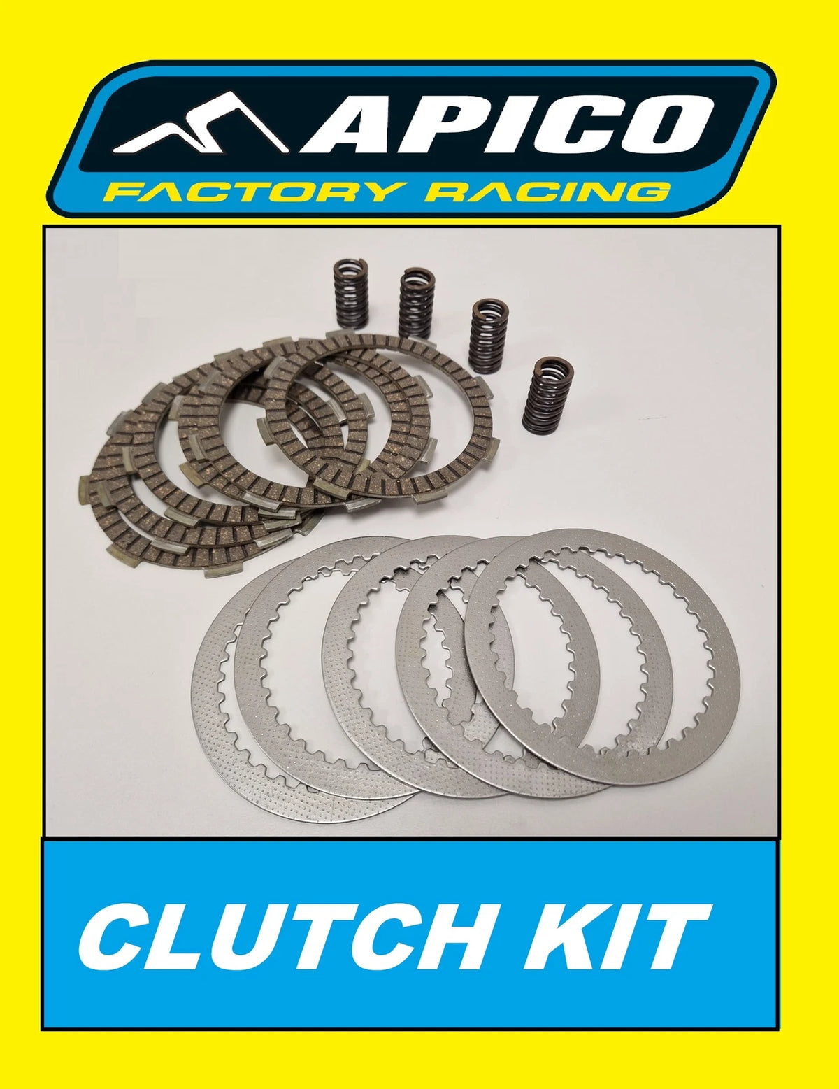 Apico Clutch Kit Steel Replacement Clutch Plate & Spring Kit for KTM 50 SX 13-23