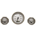 Faria Boat Gauge Set KTF020B - Kronos Silver Rinker (set of 3)