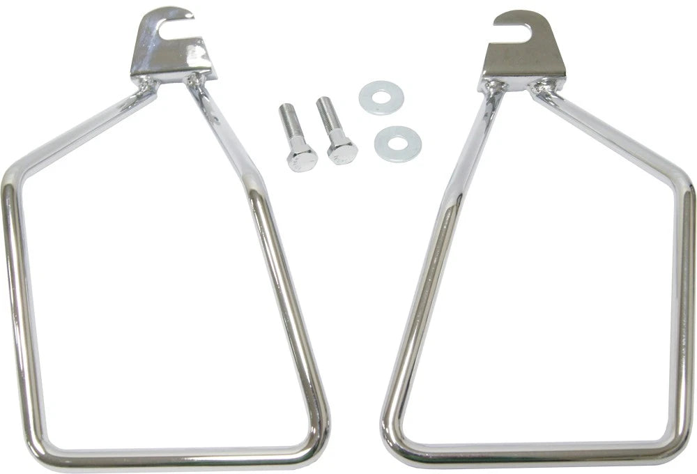 HardDrive Saddlebag Supports Chrome Single Bolt Fits Harley FXST Softail