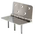 Cobalt Boat Sundeck Hinged Bracket 520150 - 7 X 6 5/8 Inch Stainless