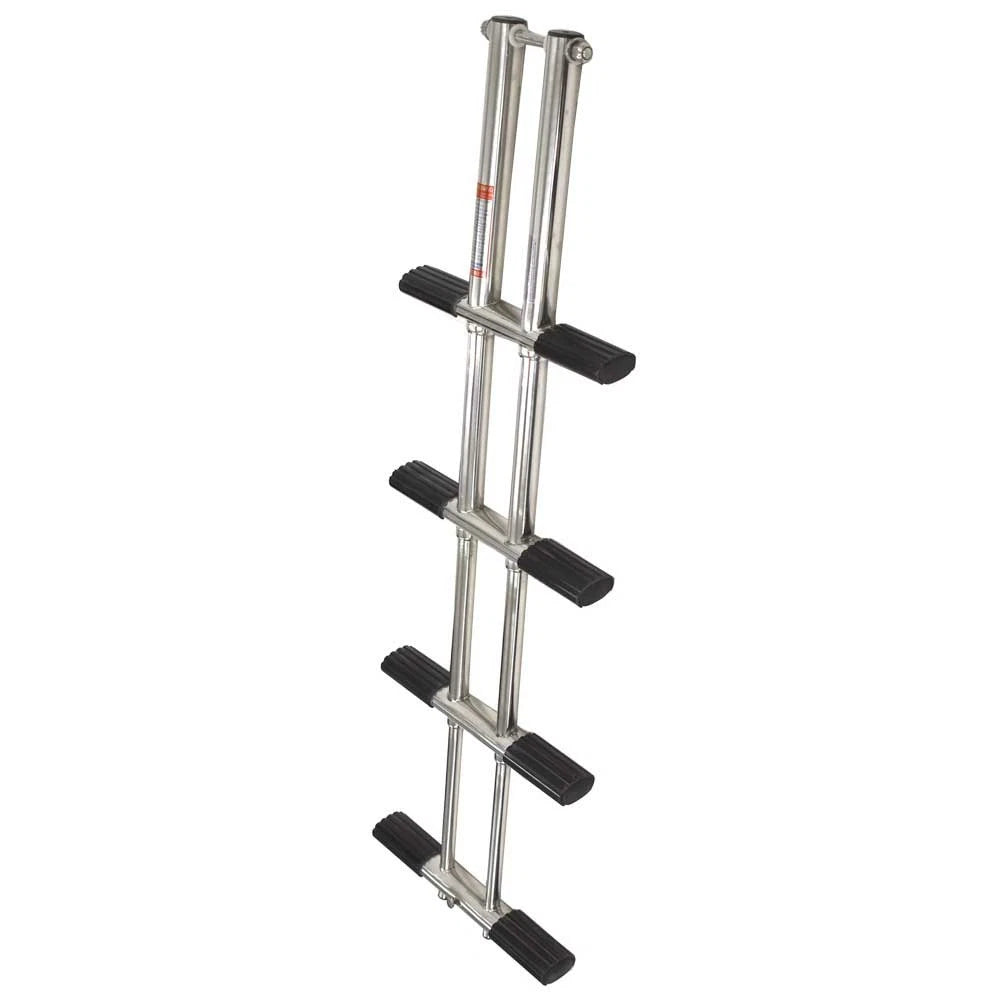 Sailfish Boat Telescoping Ladder - 4 Step Sport - Diver Stainless
