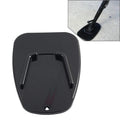 Universal Aluminum Alloy Motorcycle Enlarge Side Stand Kickstand Pad Plate Black