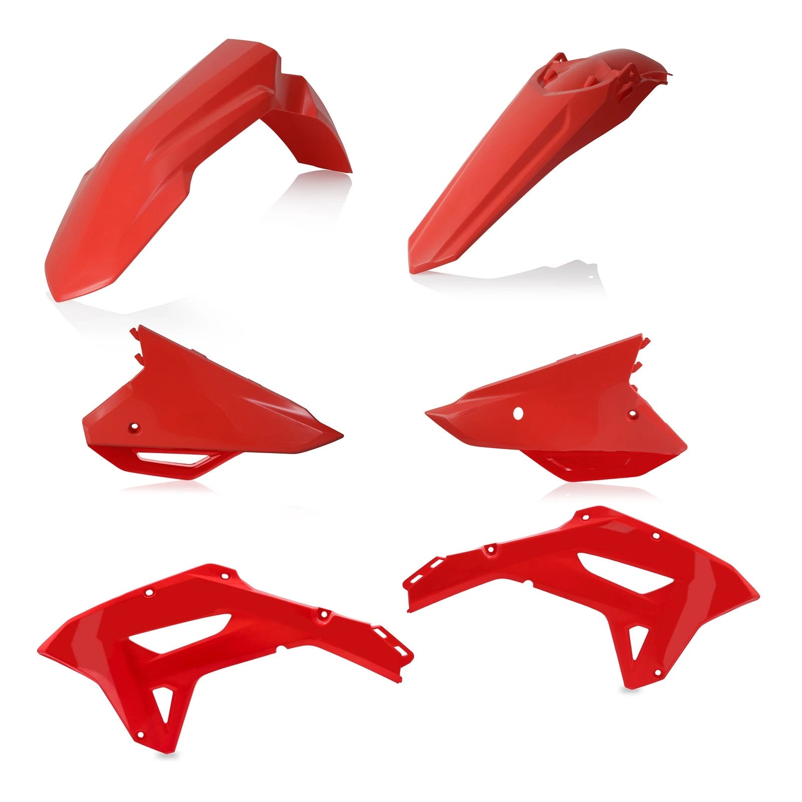 ACERBIS Plastic Kit Hon Red – Fits Honda CRF250RX & CRF450RX 2021-2024
