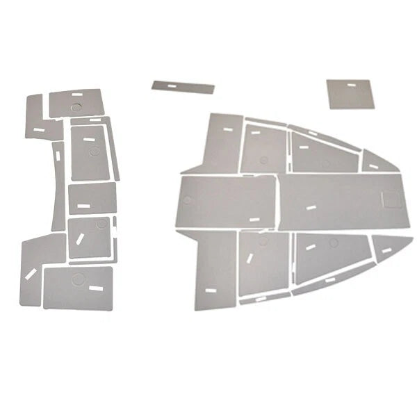 Larson Boat Floor Mats 8175-1004 - FX 1750 TL Storm Grey (38 Pc Set)