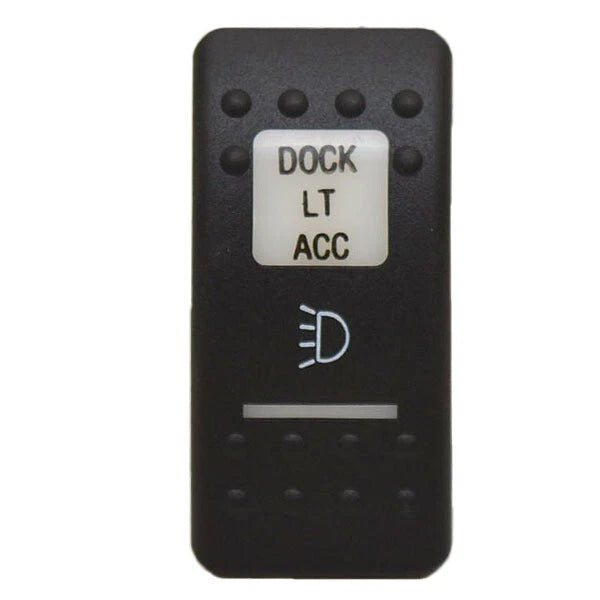 Carling Boat Rocker Switch Actuator Cover - Black Plastic DOCK LT ACC