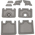 Larson Boat Non-Skid Deck Mats - Gray Brushed (set of 8)