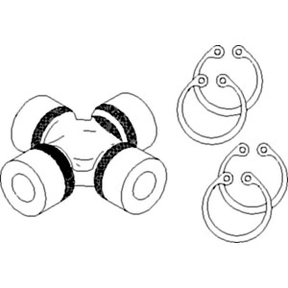 253073A1 Cross & Bearing Kit Fits Case-IH Tractor Models MX100 MX110 +