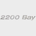 Lowe Boat Model Decal 2281013 - 2200 Bay 12 3/4 Inch Metallic Silver Sticker