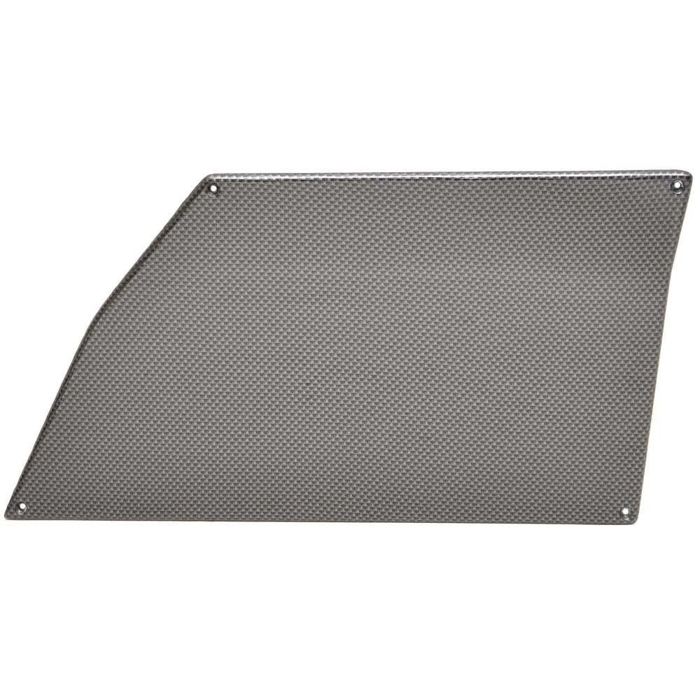 Marquis Boat Blank Panel 5766340 - 17 1/2 X 9 1/4 Inch Black Gray