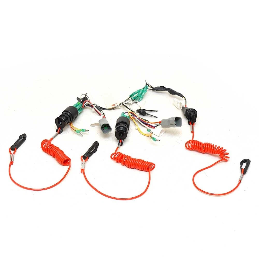 Boat Ignition Switch Kit - 3-Position Dual Engine with Kill Switch