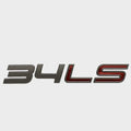 Tiara Yacht Boat Raised Model Decal 5430016 - 34 LS Emblem Gray - Red