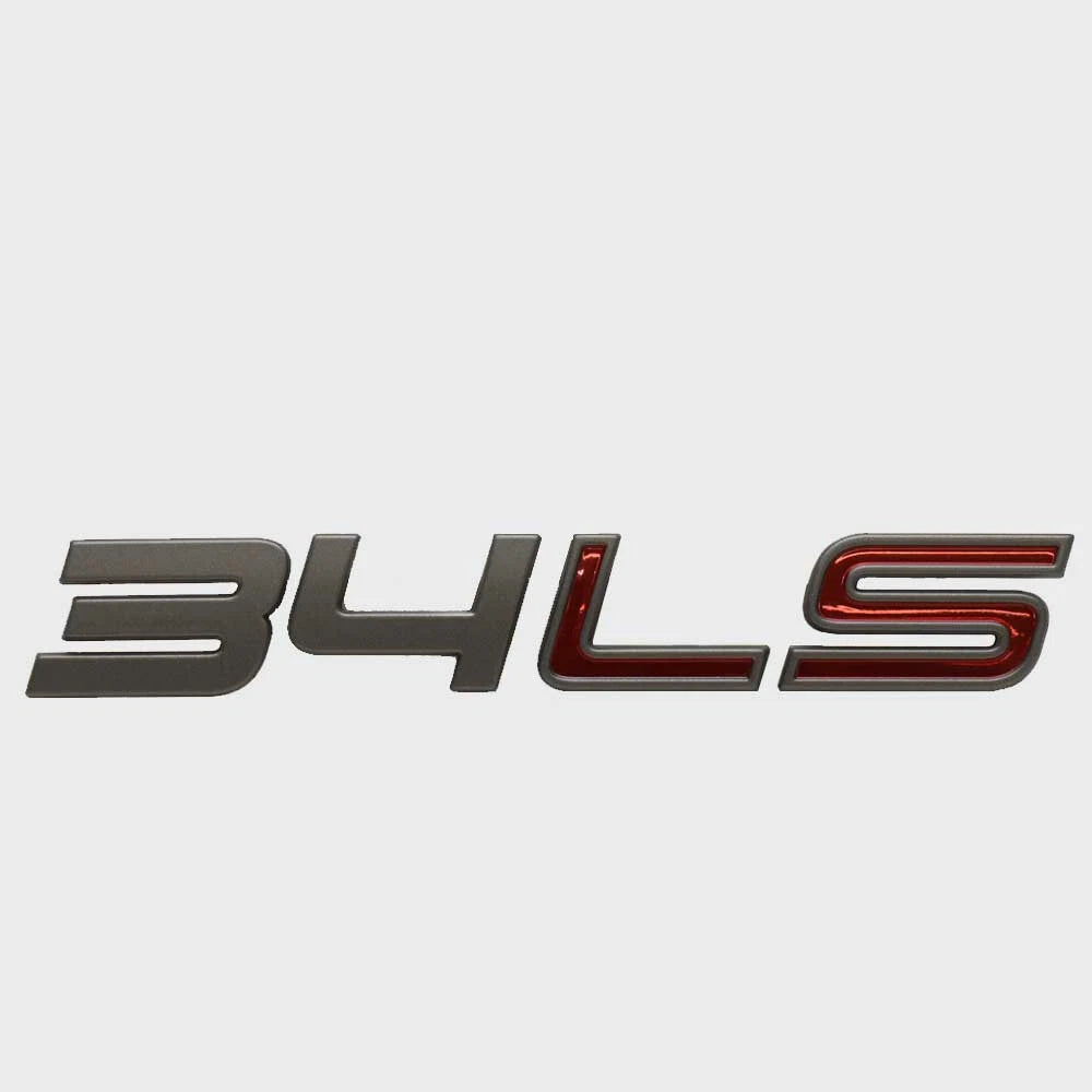 Tiara Yacht Boat Raised Model Decal 5430016 - 34 LS Emblem Gray - Red
