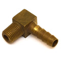 Boat Elbow Fuel Hose Fitting - 3/8 X 1/2 Inch Brass