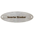 Malibu Boat Label Tag Plate 5821701 - Inverter Breaker