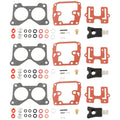 For Johnson Evinrude Carb Repair Kit 439076 with Float BRP/OMC Carburetor 3X