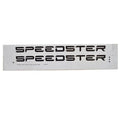 Sea Doo Boat Decal Stickers - Speedster 14 3/4 Inch Black (pair)
