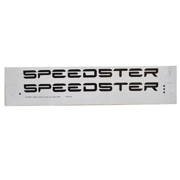 Sea Doo Boat Decal Stickers - Speedster 14 3/4 Inch Black (pair)