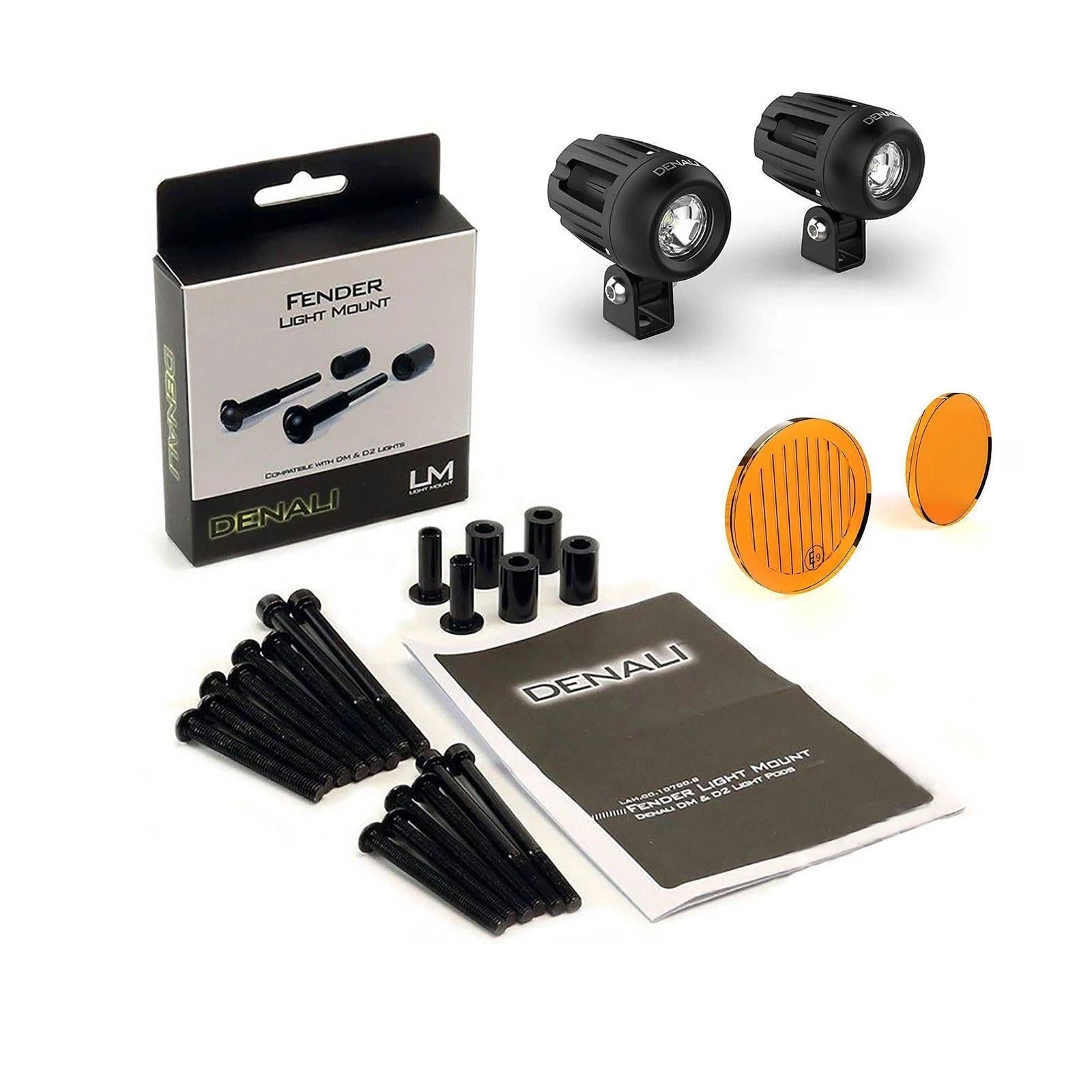 Denali Visibility Package 2.0 DM Amber for KTM 790 ADVENTURE R 2019