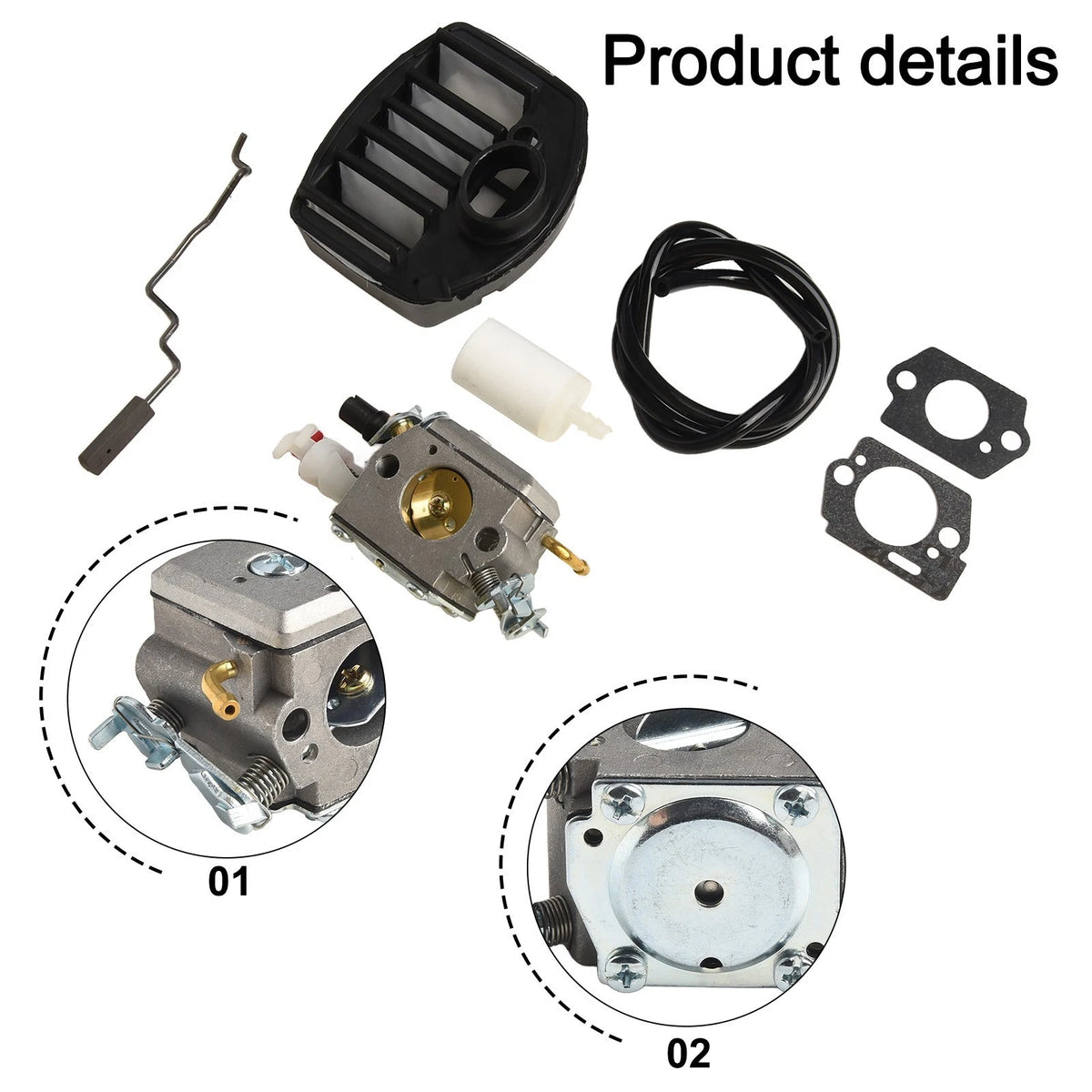 Chainsaw Maintenance Kit Featuring Essential Parts for Zama C3 EL42