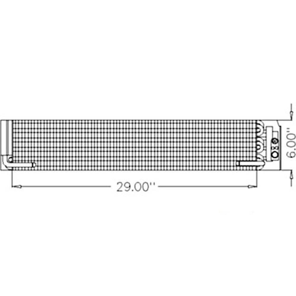 AMRE180243 Re180243 Evaporator Fits John Deere Tractor