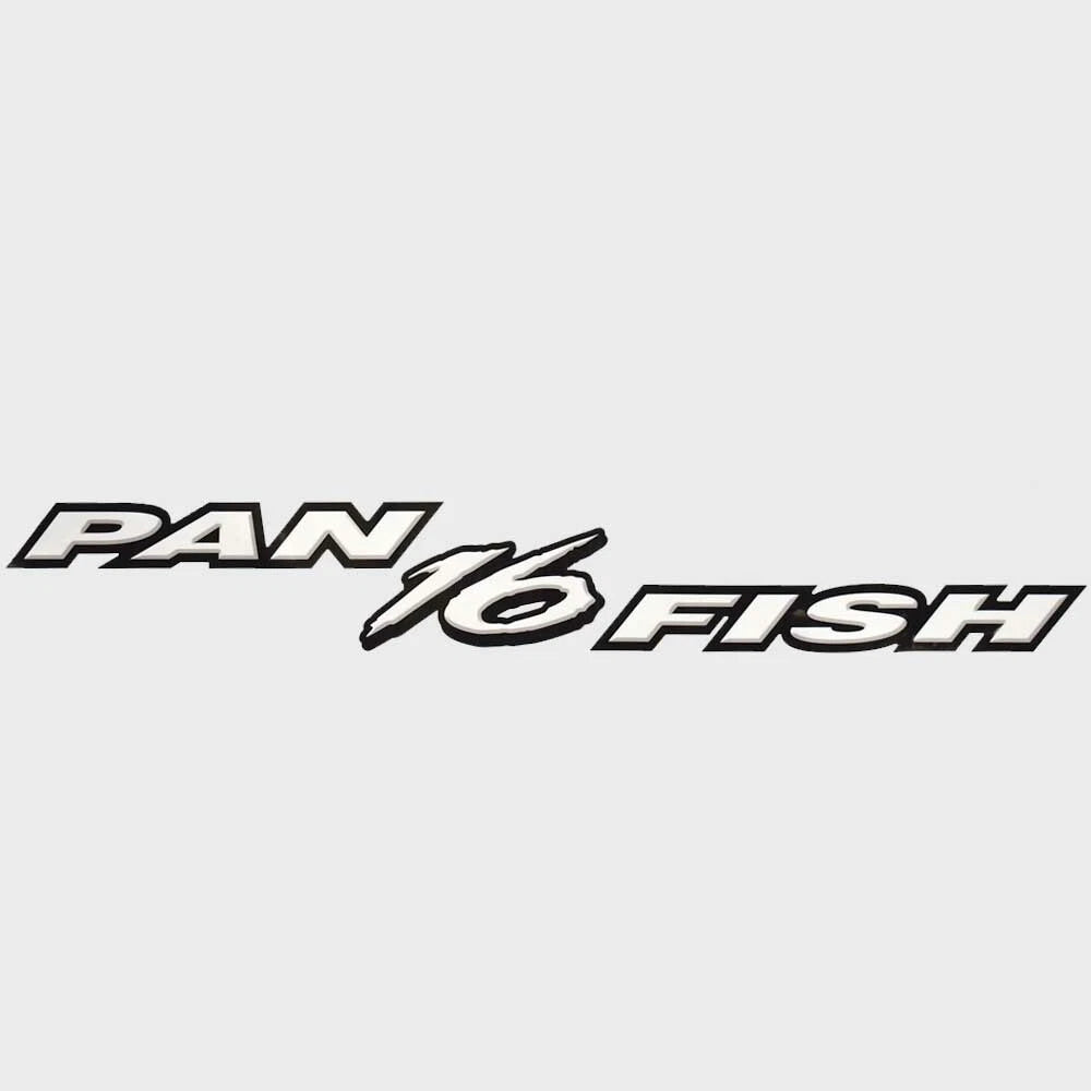 Tracker Boat Decal Sticker 309854 - Panfish 16 Black White