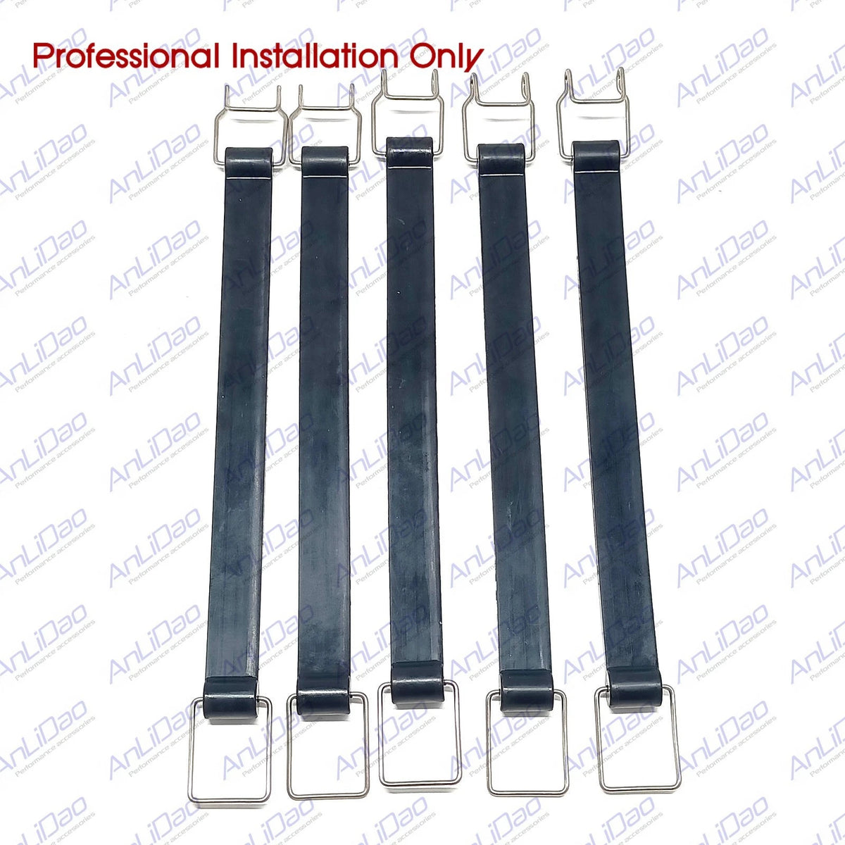 Sea-Doo GTX GTI RXP RXT Wake Pro Rubber Battery Strap Set of Five 2003-2009