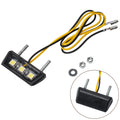 12V LED License Plate Light for Motorcycle Improved Visibility