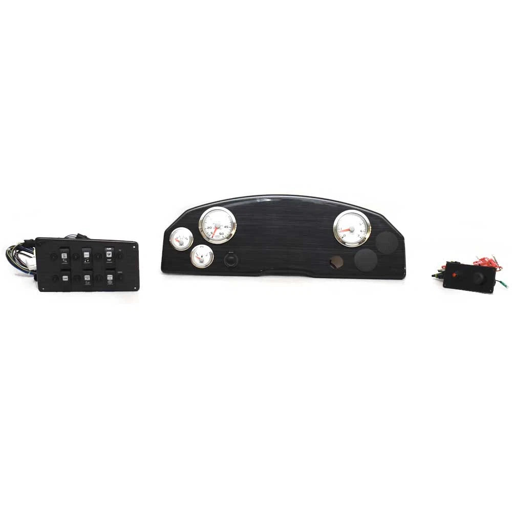 Smoker Craft Boat Dash Panels 14453 - with Teleflex Gauges (3 PC Kit)