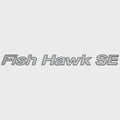 Crestliner Boat Model Decal 2319705 - Fish Hawk SE Silver Sticker