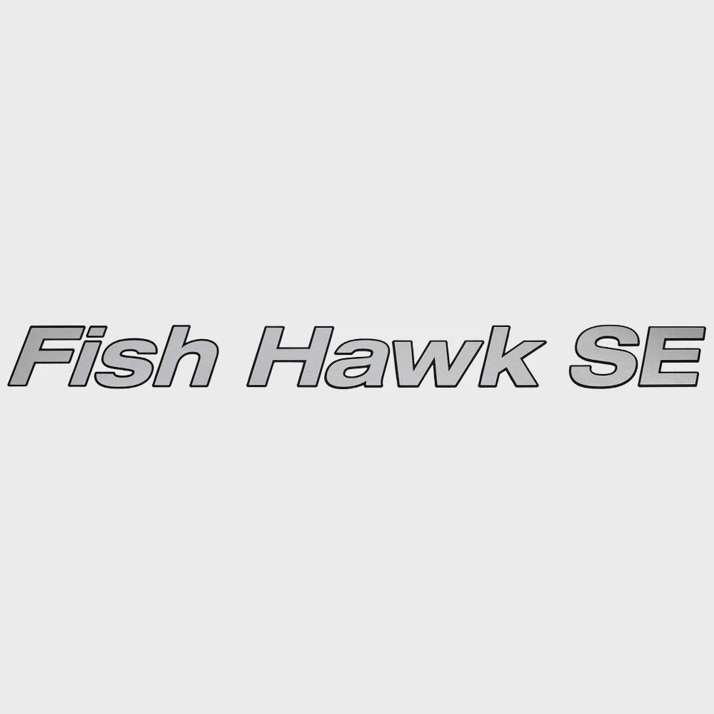 Crestliner Boat Model Decal 2319705 - Fish Hawk SE Silver Sticker