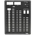 Tiara Boat Blank Breaker Panel 3304190 - DC System 15 1/2 Inch Black