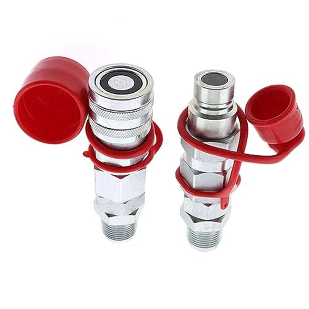 AT312876 KV11305 Flat Face Coupler Set for Loader for 310G 310J 310K 410G 410J